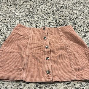 button up skirt